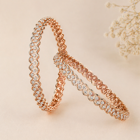 Diamond bangle